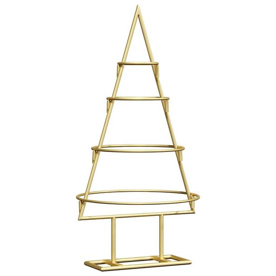 Sapin de Noël | Arbre de Noël en métal Doré 60 cm Acier peint par poudre Maison Chic - Image 1