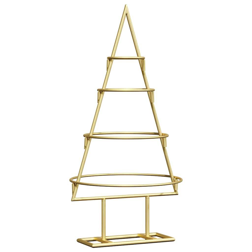 Sapin de Noël | Arbre de Noël en métal Doré 60 cm Acier peint par poudre Maison Chic - Image 1