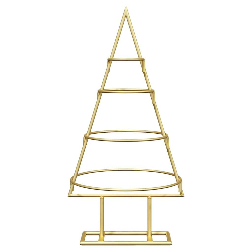 Sapin de Noël | Arbre de Noël en métal Doré 60 cm Acier peint par poudre Maison Chic - Image 5
