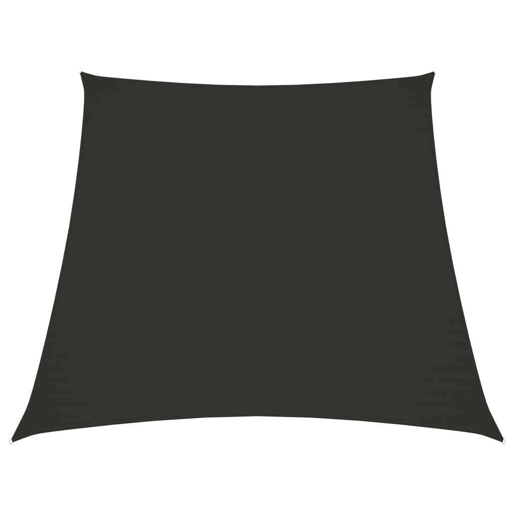 Helloshop26 - Voile toile d'ombrage parasol tissu oxford trapèze 3/5 x 4 m anthracite - Image 1
