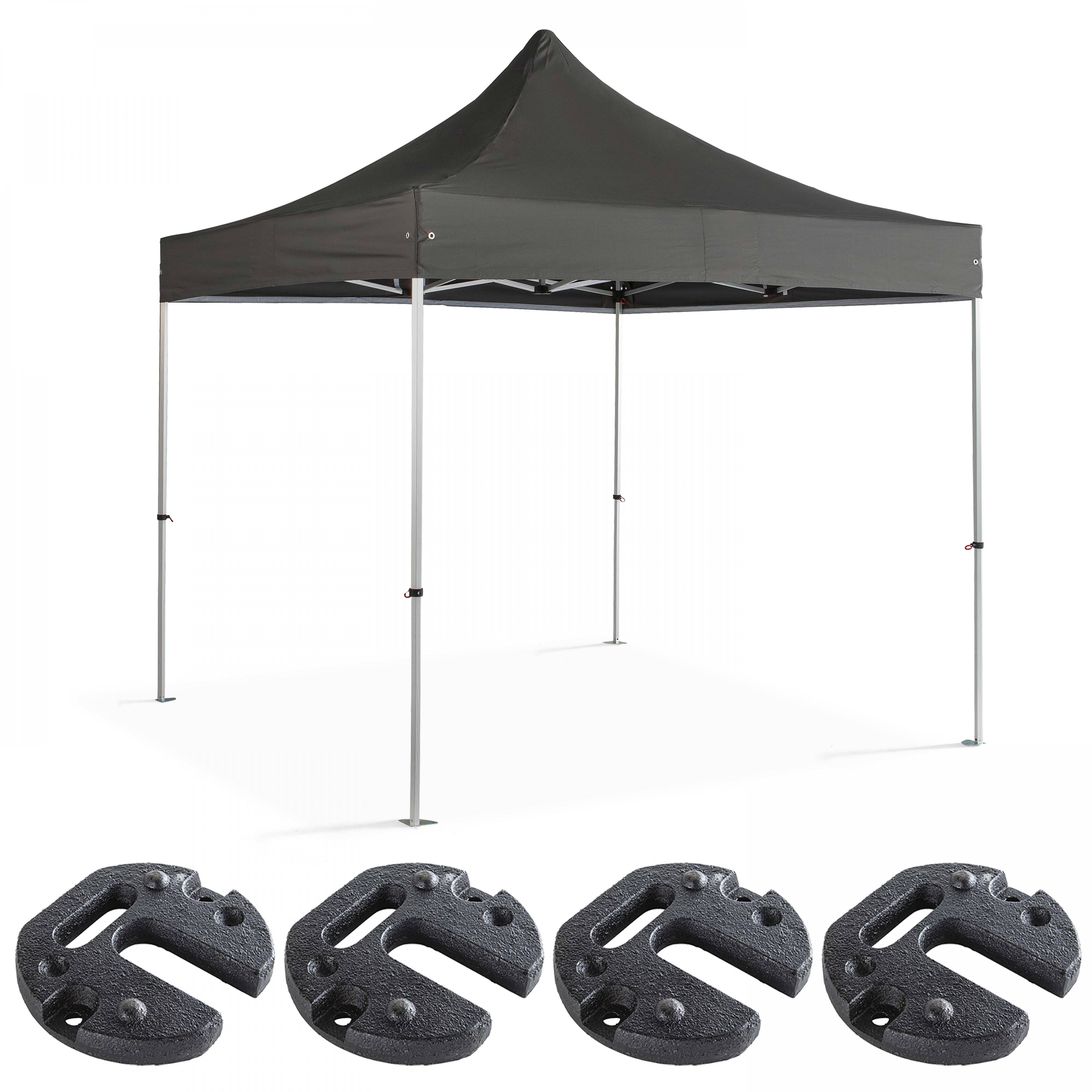 Oviala - Tente pliante 3x3m et 4 poids de lestage 12Kg gris
PRO 40 - Oviala - Image 1