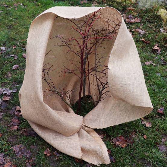 35m x 1m tissu de jute 305g/m² tapis de jute jute de jardin tissu de jute toile de jute ruban de jute - Image 5