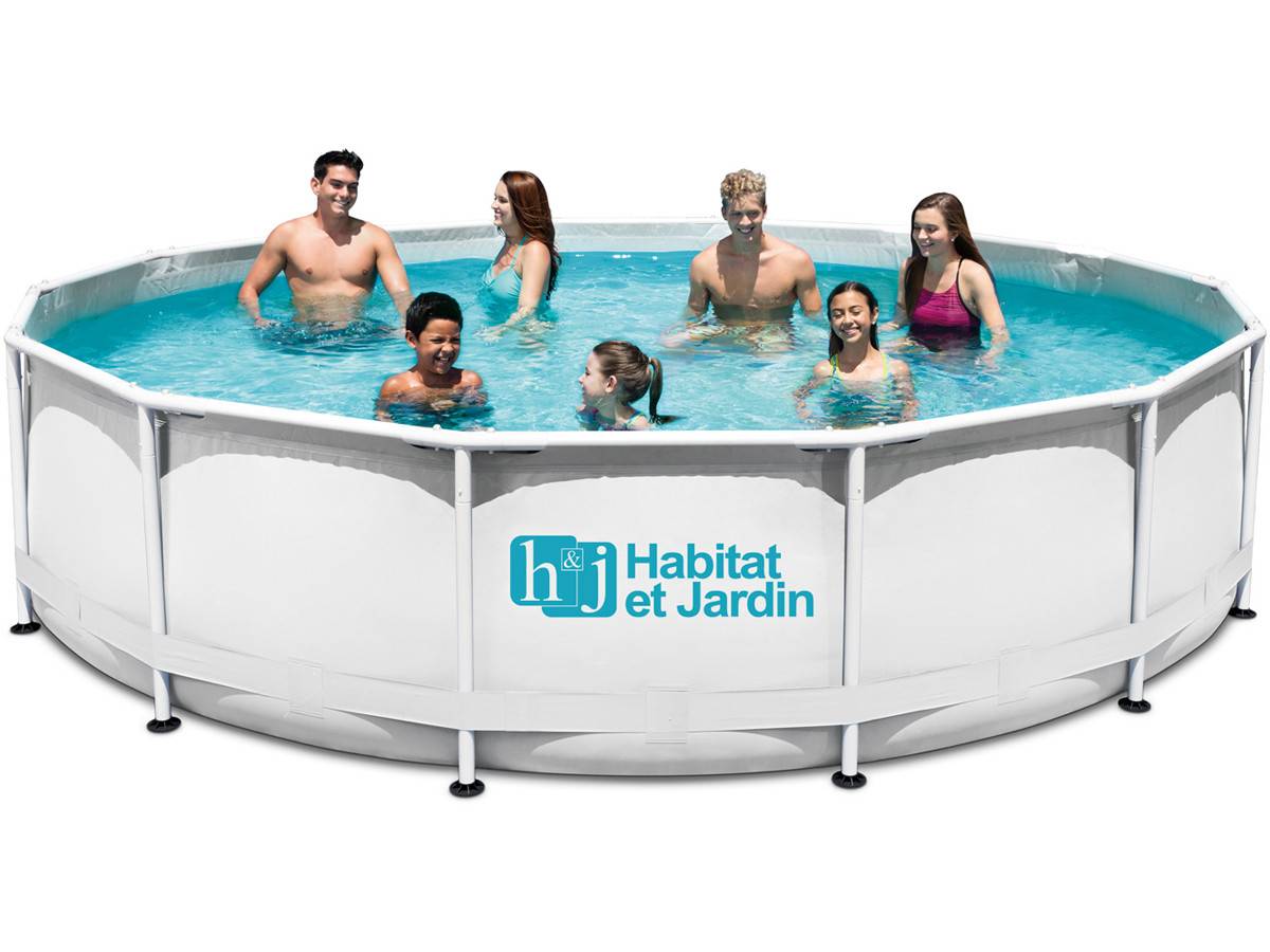 Habitat Et Jardin - Piscine Tubulaire - ø 5,49 X 1,32 M - Sans Filtration -habitat Et Jardin - Image 1