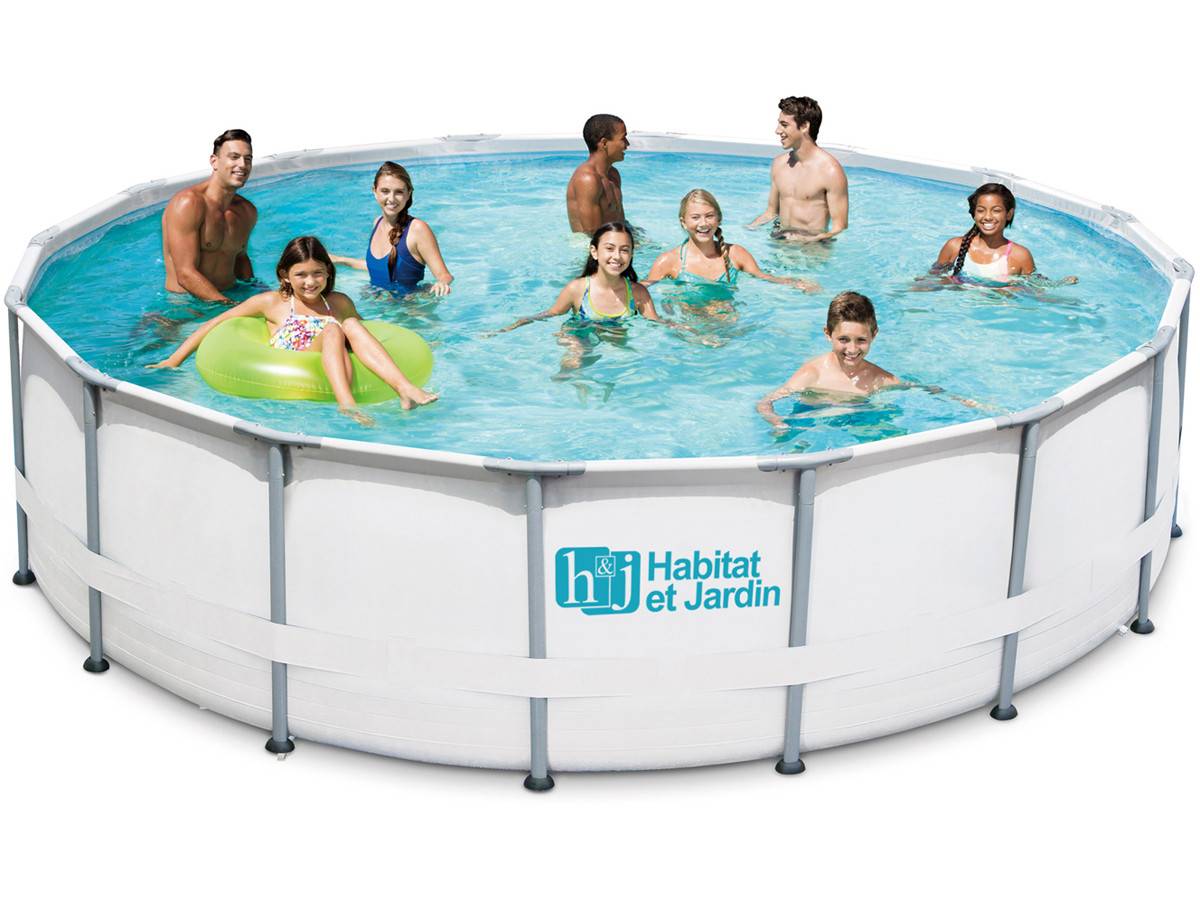 Habitat Et Jardin - Piscine Tubulaire - ø 5,49 X 1,32 M - Sans Filtration -habitat Et Jardin - Image 2