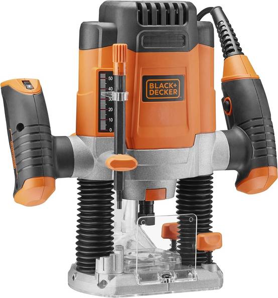 Défonceuse filaire 1200W - BLACK+DECKER - avec 13 accessoires - KW1200EKA-QS - Image 3