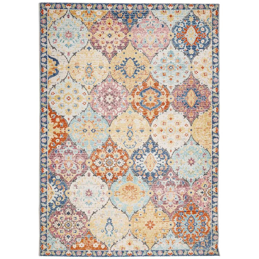 Tapis de terrasse - Tapis ARBIZU intérieur extérieur design vintage 200x280 cm-JU590 - Image 1