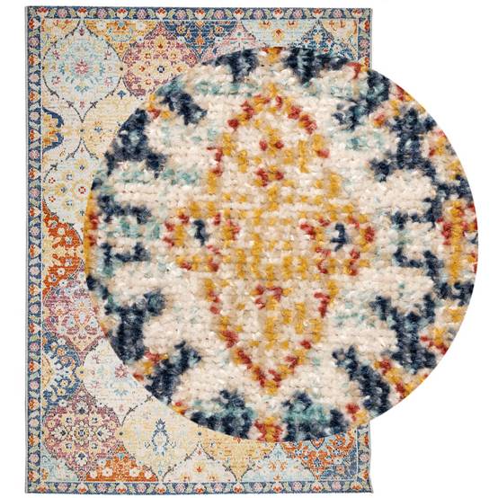Tapis de terrasse - Tapis ARBIZU intérieur extérieur design vintage 200x280 cm-JU590 - Image 3