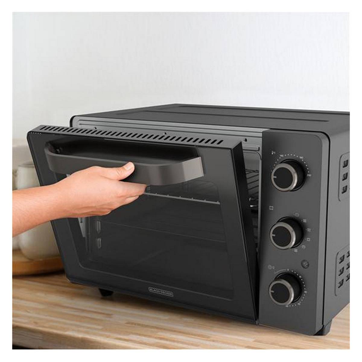 Four posable 30l 1500w gris BXOV3000E Black+decker - Image 4