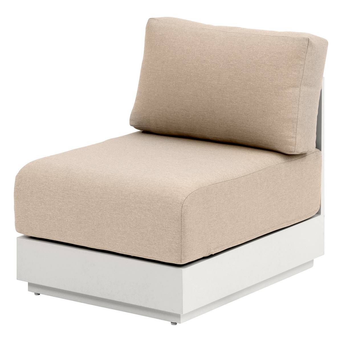 Hesperide - Chauffeuse de jardin "Allure" avoine aluminium et polyester - Hespéride - Image 1