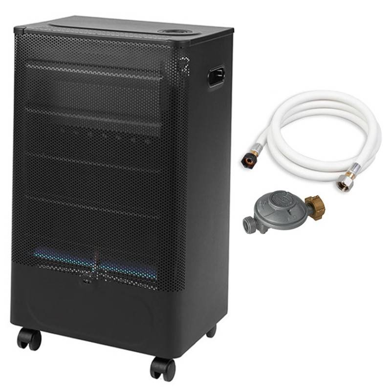 Favex - Chauffage d'appoint à gaz Praha Blue Flame - FAVEX - Intérieur - Infrableu - Prêt à l'emploi livré avec tuyau et détendeur - Image 1