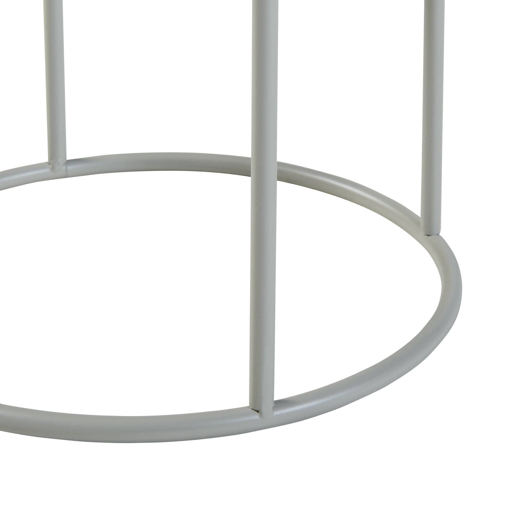 Porte-plantes style intemportel support 38 x 24 cm beige - Image 5