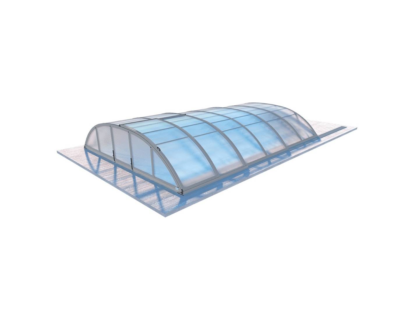 Altanka - Abri de piscine Horizon - 6.1x2.38 m - polycarbonate alvéolaire 8 mm - pour piscine BAS7306 - ECO306 - ALTANKA - Image 8