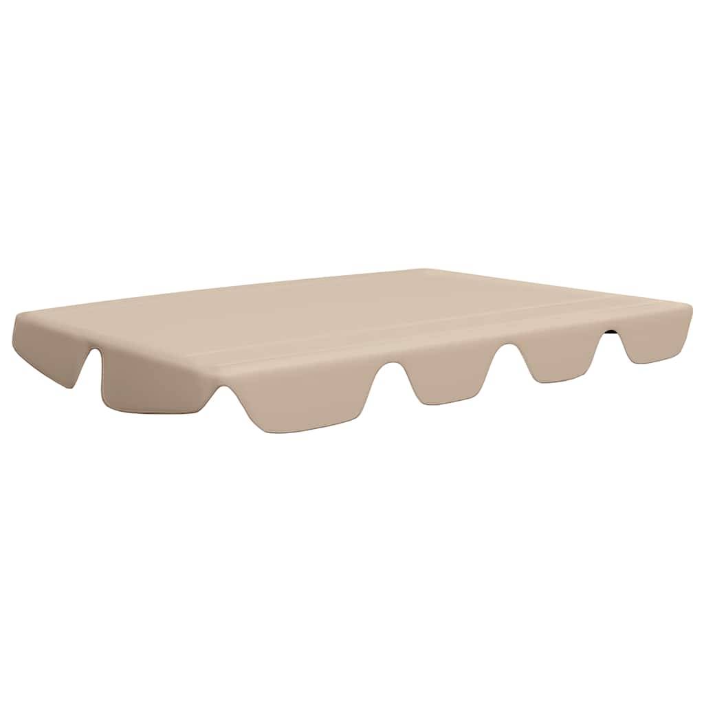 Vidaxl - Toit de rechange de balançoire Beige 188/168x145/110 cm vidaXL 312084 - Image 2