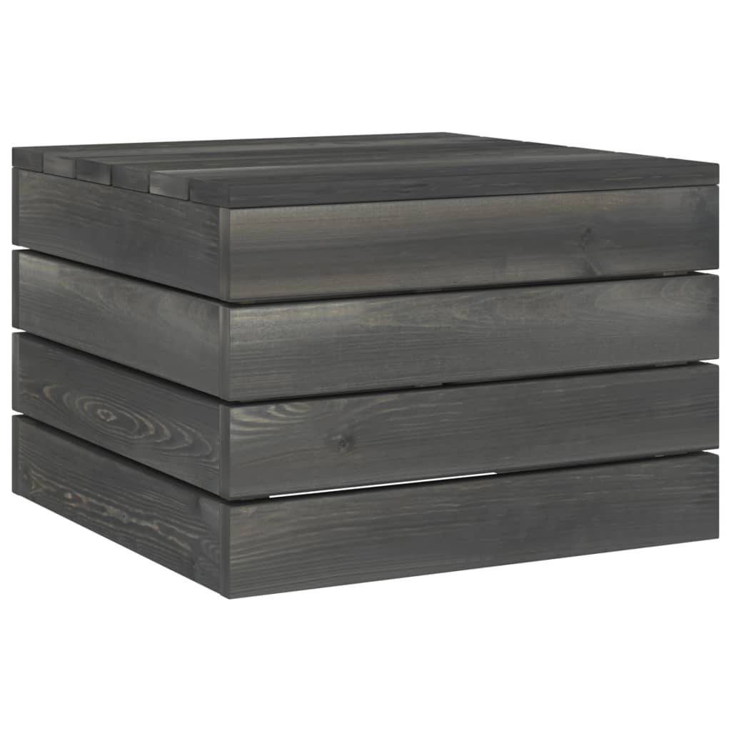 Helloshop26 - Salon de jardin palette meuble d'extérieur ensemble de mobilier 2 pièces avec coussins bois de pin massif - Image 6
