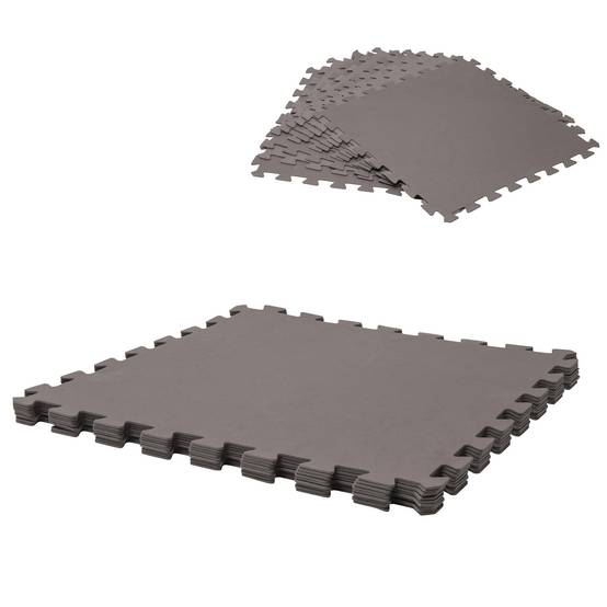 Dalle pour piscine imprimé taupe 50x50cm 3mm 9 pièces WERKA PRO - Image 1