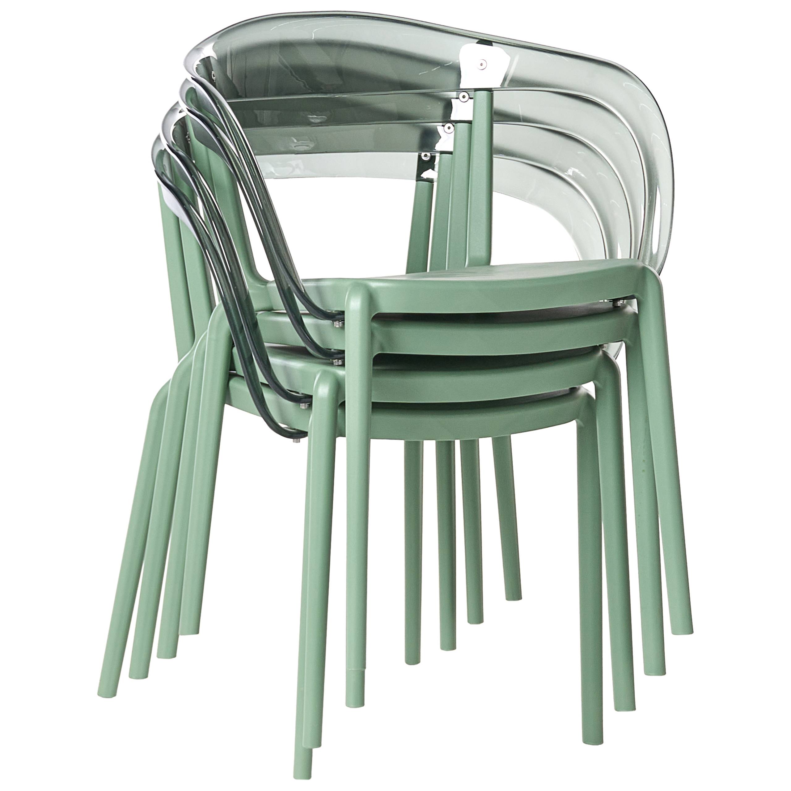 Beliani - Chaise de jardin Polypropylène Vert MALEVIZI - 45x45x77- Beliani - Image 7