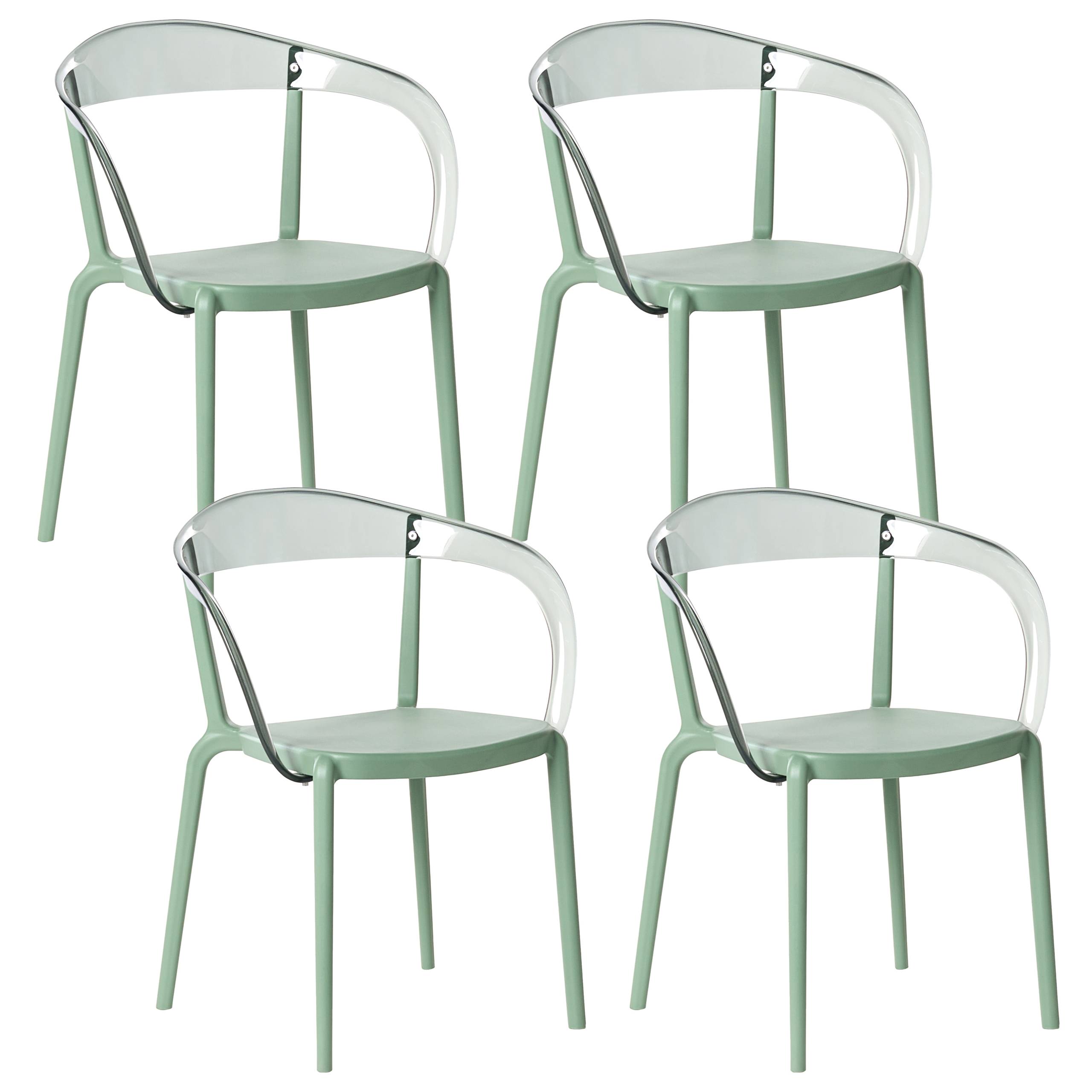 Beliani - Chaise de jardin Polypropylène Vert MALEVIZI - 45x45x77- Beliani - Image 2