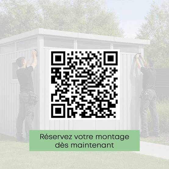 Trigano Jardin - Abri de jardin métal gris anthracite 5.71 m² + kit d'ancrage - Image 5