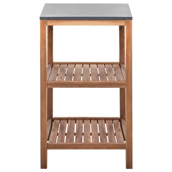 Beliani - Cuisine de jardin Acacia Marron BRUCOLI - 50x50x83- Beliani - Image 4