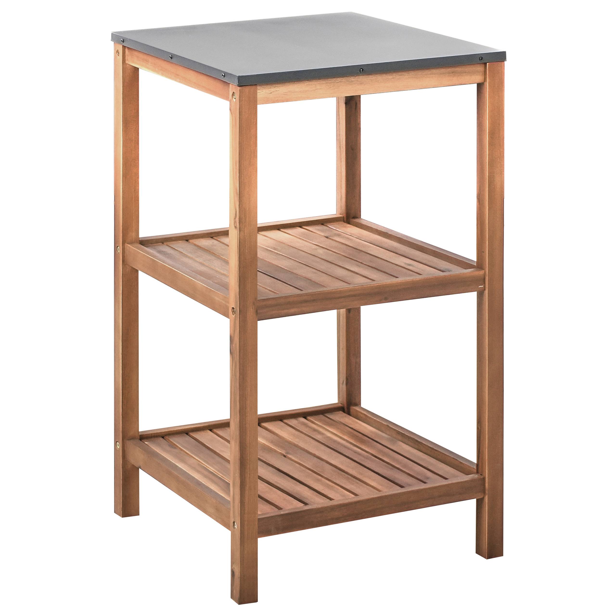 Beliani - Cuisine de jardin Acacia Marron BRUCOLI - 50x50x83- Beliani - Image 2