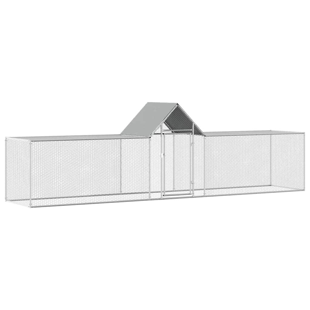 Prolenta Premium - Poulailler acier argent 5 x 1 x 1,5 m - Prolenta premium p3139.3 - Image 1