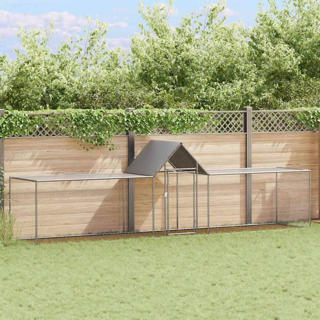 Prolenta Premium - Poulailler acier argent  5 x 1 x 1,5 m  - Prolenta premium p3139.3 - Image 2