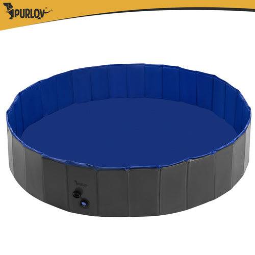 Entrepotbrico - Piscine pour chiens, animaux, pliable, jardin, grande pour la baignade 160x30cm, parc à jeux puissant 600l - Image 7