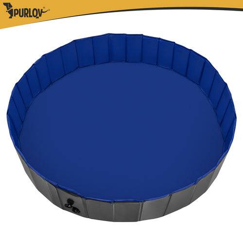 Entrepotbrico - Piscine pour chiens, animaux, pliable, jardin, grande pour la baignade 160x30cm, parc à jeux puissant 600l - Image 8