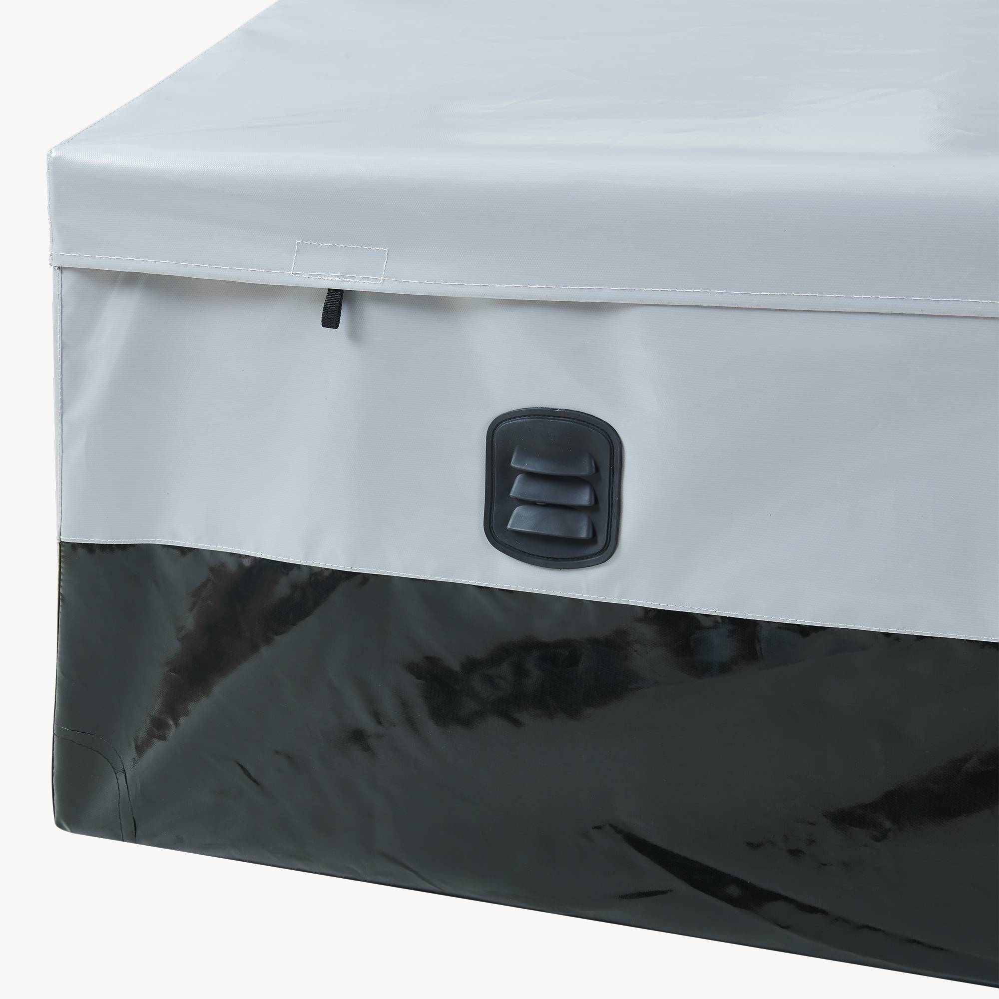 Casa.Pro - Boîte de rangement d'extérieur Alanno 560 L 155 x 64 cm gris noir casa.pro - Image 9