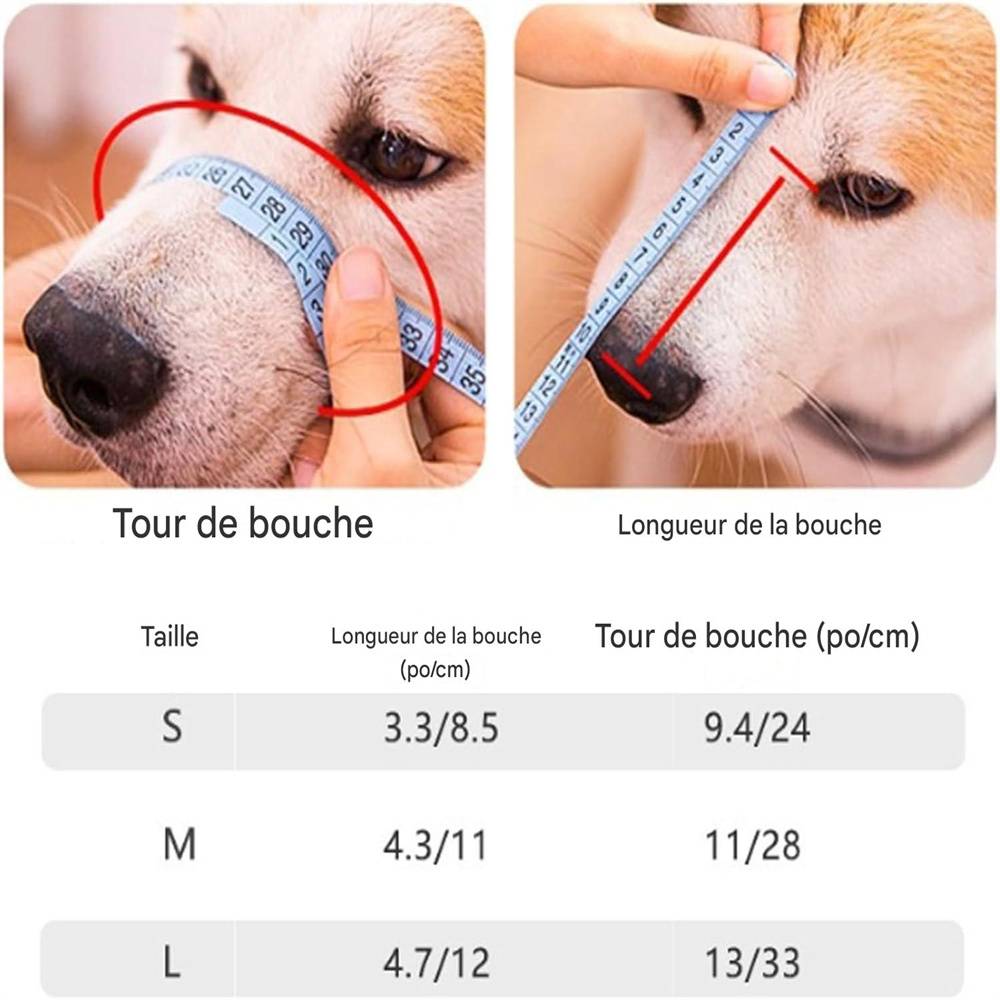 Masque pour chien taille M DtopbuyAge - Image 3