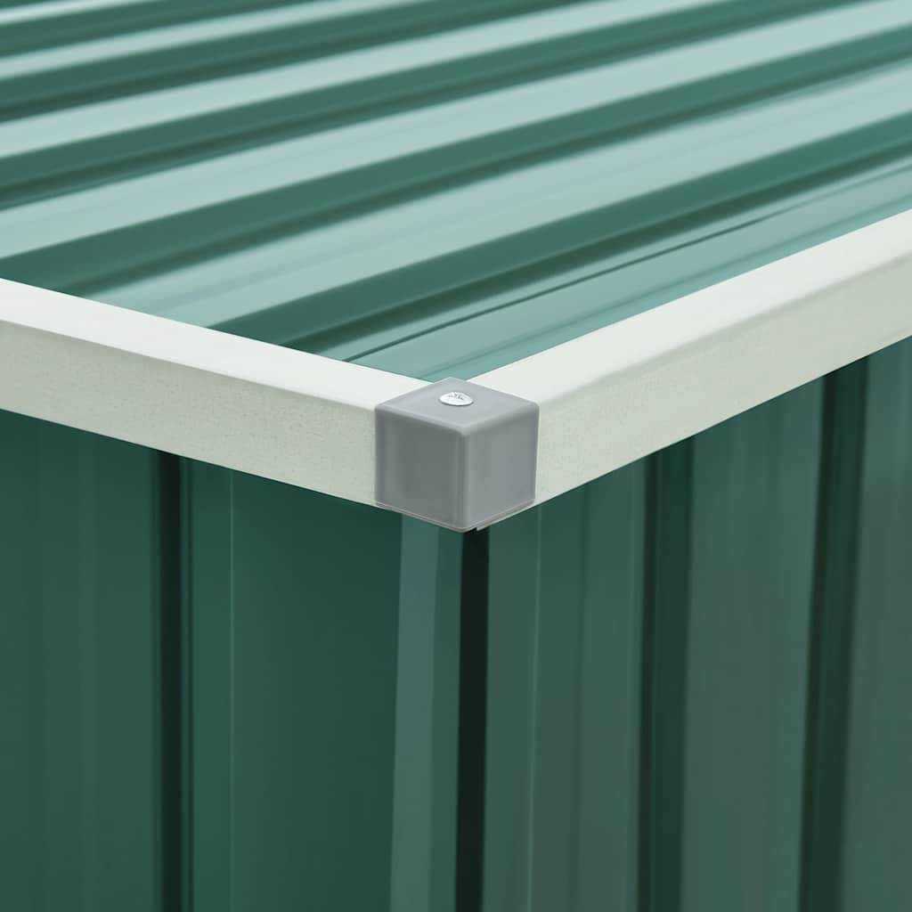 PANGIVO - Coffre de rangement de jardin acier galvanisé vert 171 x 99 x 93 cm - PANGIVO - Image 9