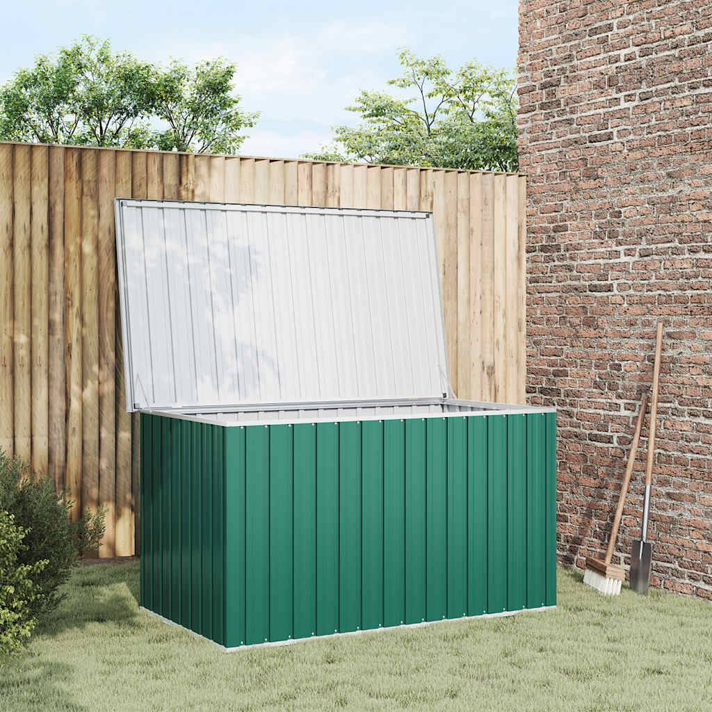 PANGIVO - Coffre de rangement de jardin acier galvanisé vert 171 x 99 x 93 cm - PANGIVO - Image 1
