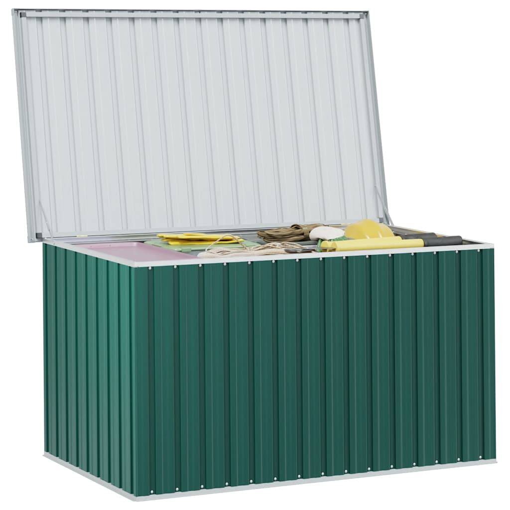 PANGIVO - Coffre de rangement de jardin acier galvanisé vert 171 x 99 x 93 cm - PANGIVO - Image 8