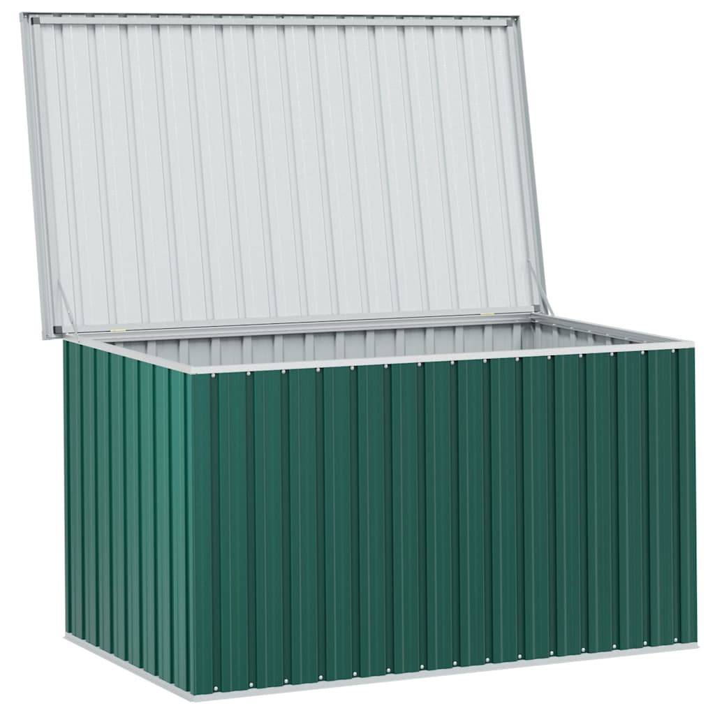 PANGIVO - Coffre de rangement de jardin acier galvanisé vert 171 x 99 x 93 cm - PANGIVO - Image 4