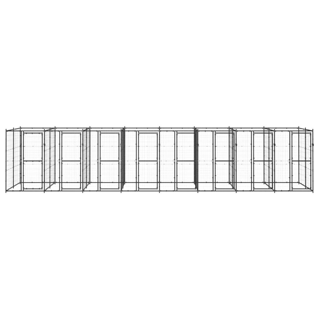 Vidaxl - Chenil extérieur Acier 19,36 m² vidaXL 3082266 - Image 2