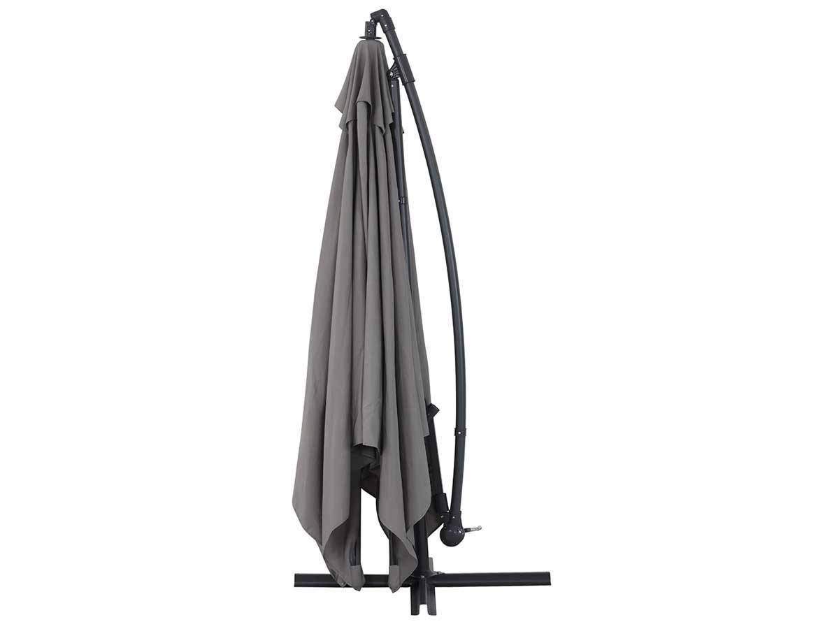 Parasol Jardin Déporté  Alu "ilios 3" - Carré - 3 X3 M - Gris -habitat Et Jardin - Image 2