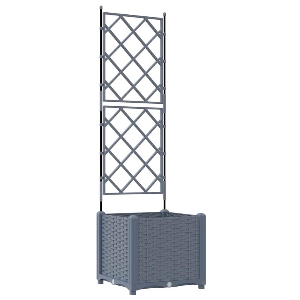 Prolenta Premium - Jardinière polypropylène gris 40 x 40 x 143 cm - Prolenta premium p336.3 - Image 1