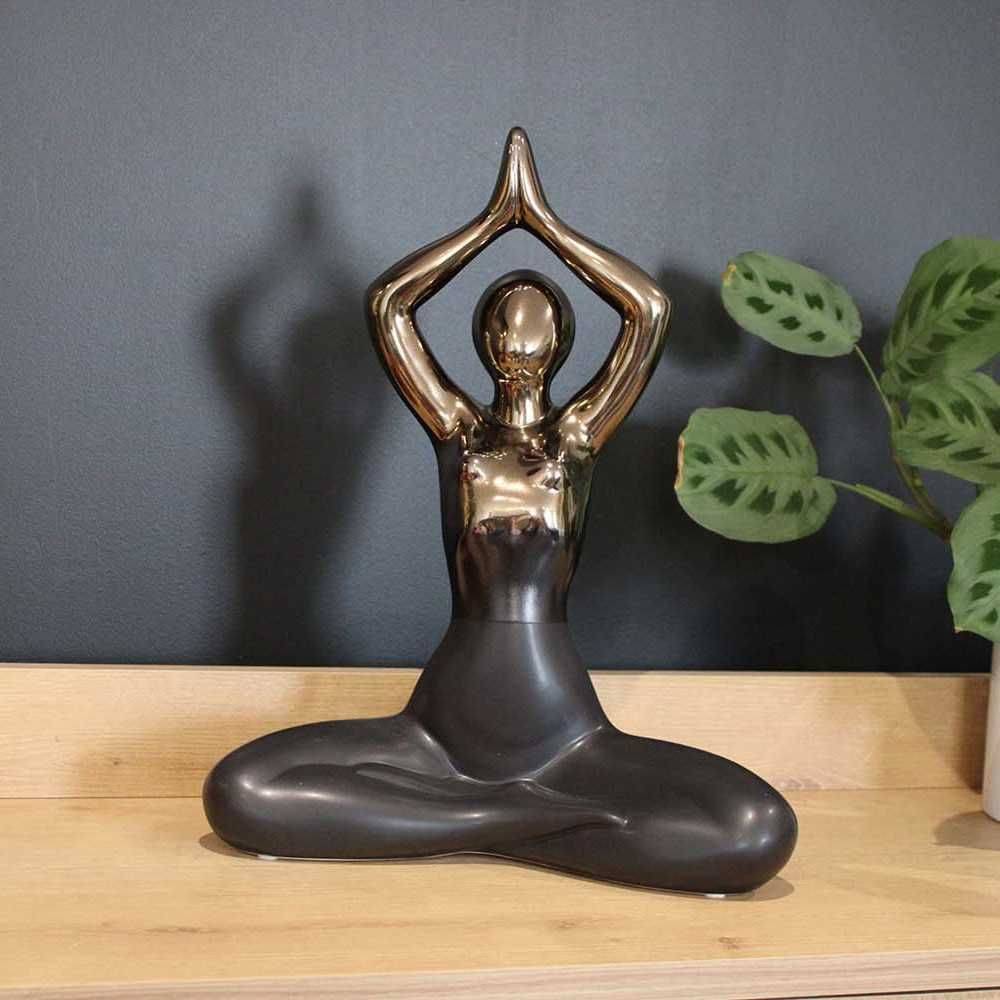 Drimmer - Statuette yoga en céramique Zoya - Image 4
