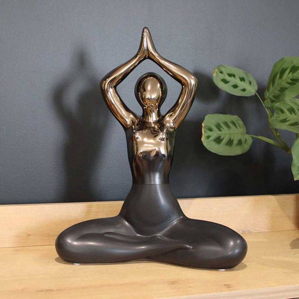 Drimmer - Statuette yoga en céramique Zoya - Image 3