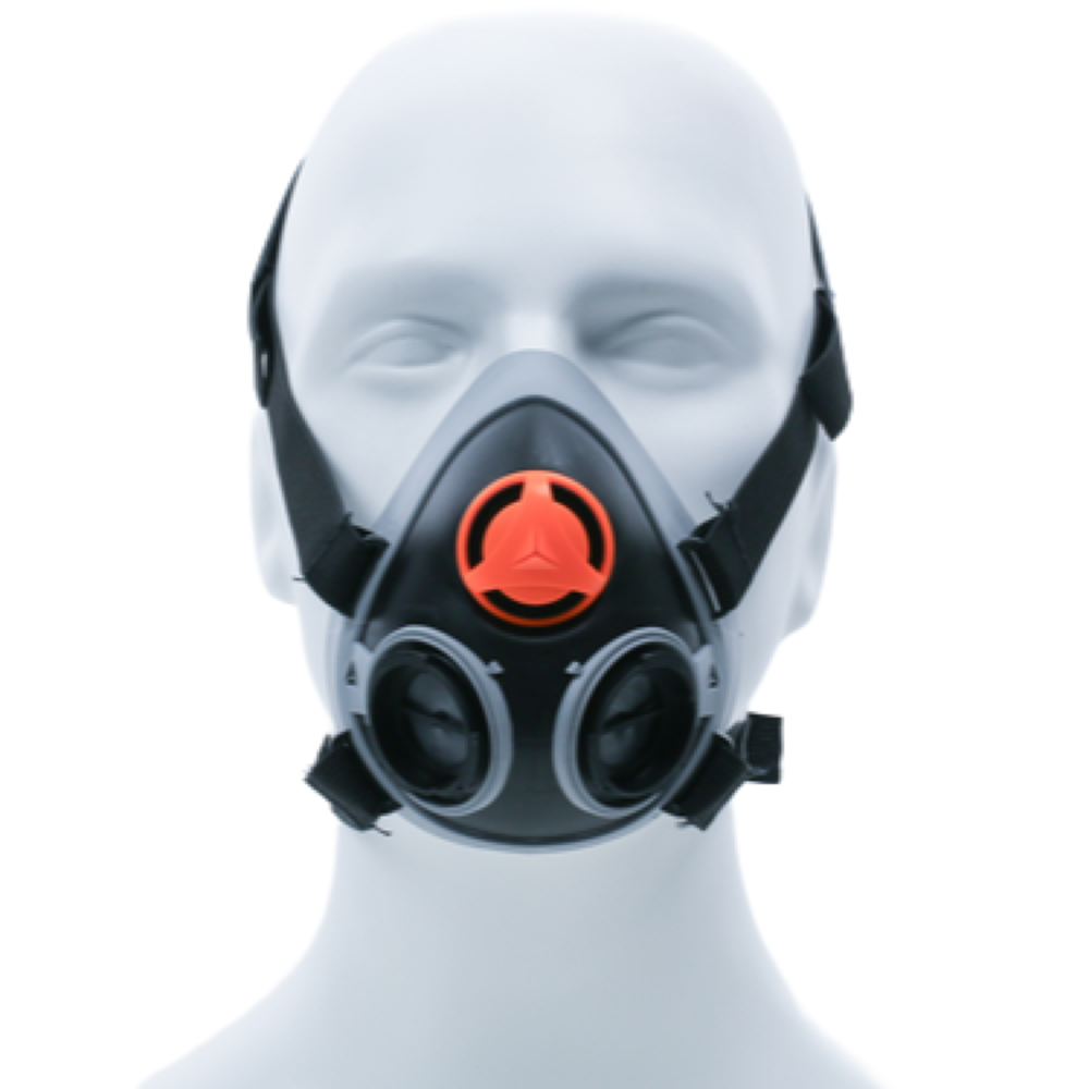 Delta Plus - Demi-masque surmoulé de protection respiratoire ajustable DELTA PLUS Série M6400 JUPITER Noir Unique - Image 2