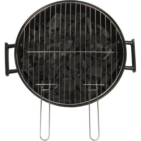Livoo - Barbecue a charbon - LIVOO - DOC172N - Surface de cuisson Ø 41 cm - Grille en acier chromé - Cuve et couvercle en acier émail - Image 3