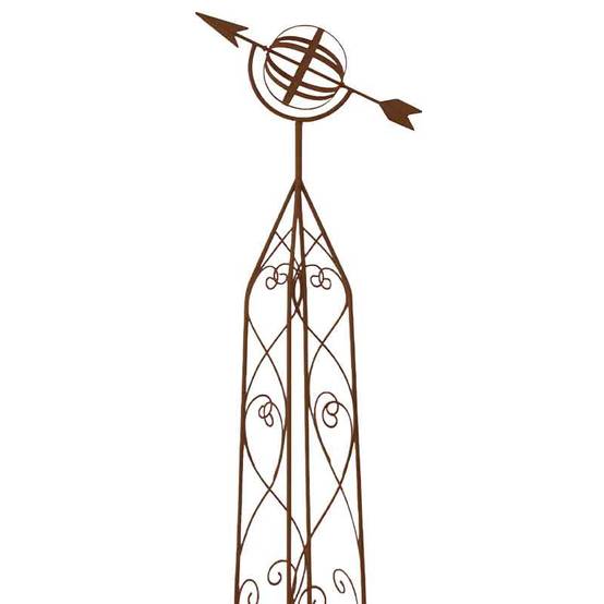 La Grande Prairie - Support plantes fer Globe 40x23x137cm - Image 3