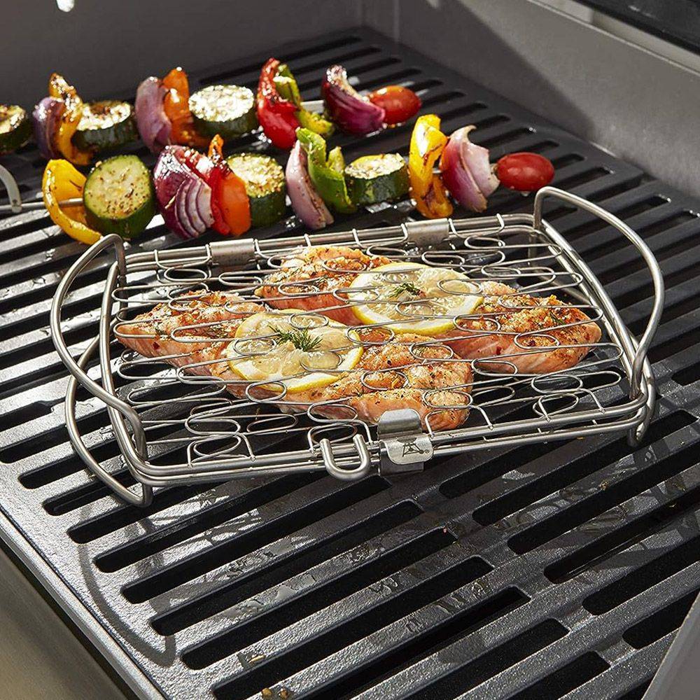 Weber - Grille double à poisson 21 x 17 cm - Image 2