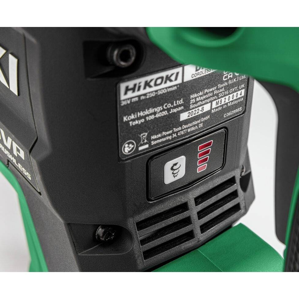 Perforateur burineur SDS Max 40mm 1150W 9,2J - 6,8kg - Brushless - UVP - RFC - Coffret - HIKOKI - DH40MEY2WSZ - Image 3