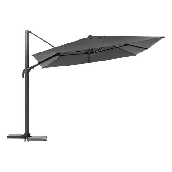 Hesperide - Parasol déporté rectangulaire "Melhia" anthracite 4x3m Hespéride - Image 2