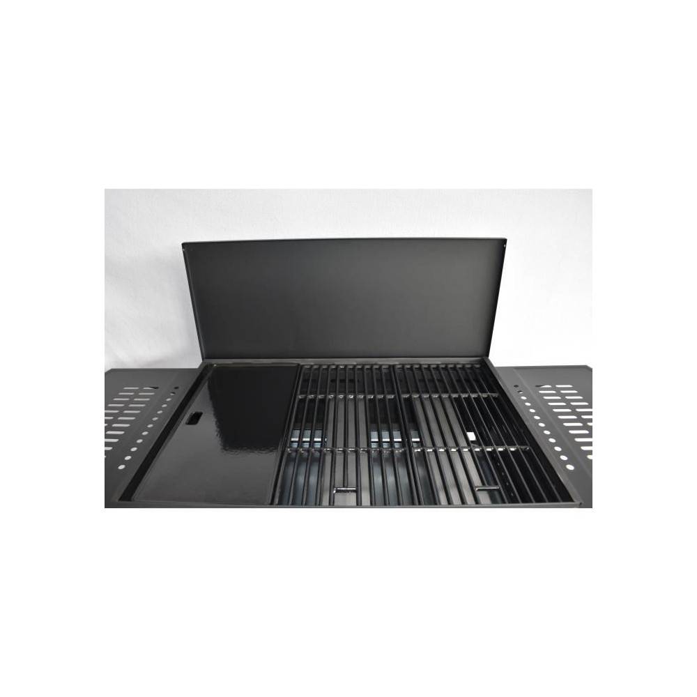 Barbecue A Gaz - Grill Garden - Noir - 3 Brûleurs - Avec Capot De Protection - Allumage Piezo électrique - Image 6