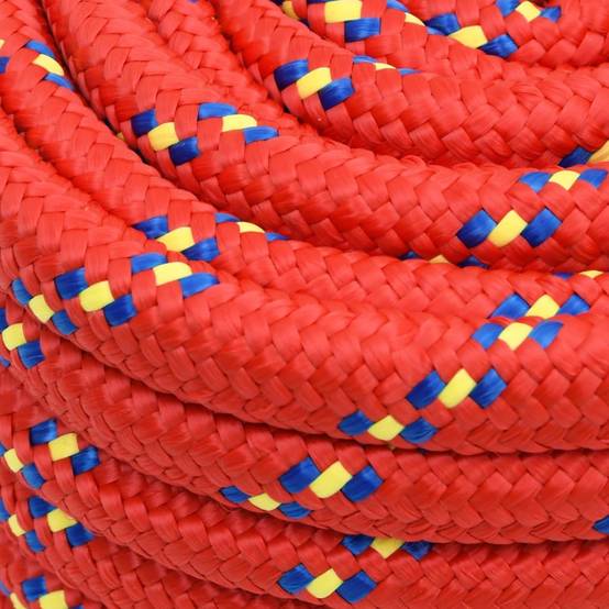 Corde de bateau Rouge 20 mm 50 m Polypropylène Maison Chic - Image 4