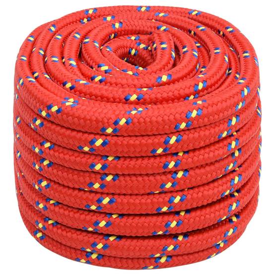 Corde de bateau Rouge 20 mm 50 m Polypropylène Maison Chic - Image 1
