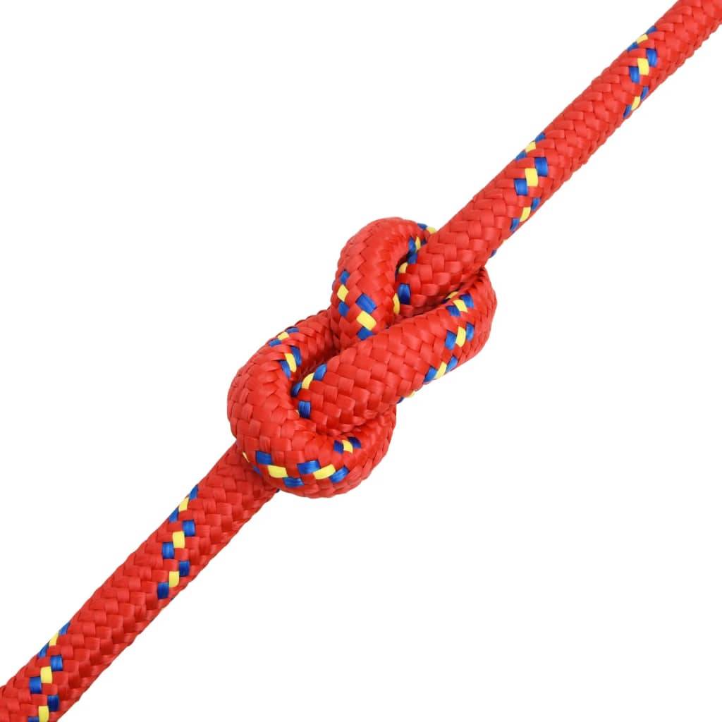 Corde de bateau Rouge 20 mm 50 m Polypropylène Maison Chic - Image 5