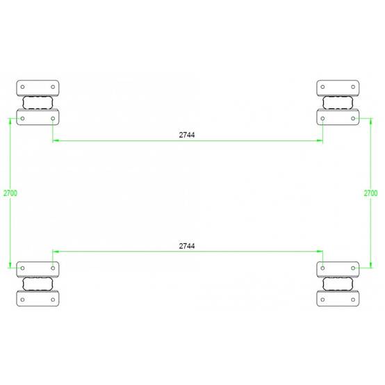 Carport autoportant 13m² aluminium polycarbonate 6mm anthracite X-Metal avec kit d'ancrage - Image 5